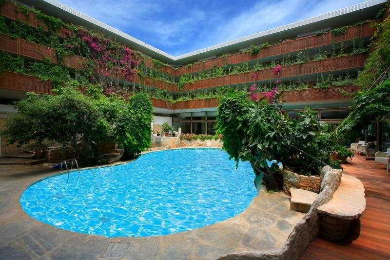 锡蒂亚海滩城市度假村及水疗中心 外观 照片 The swimming pool at the hotel
